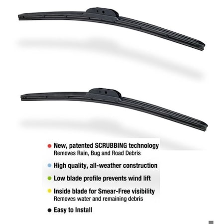 Replacement For Chrysler 200 Year: 2012 Heavy Duty Wiper Blades